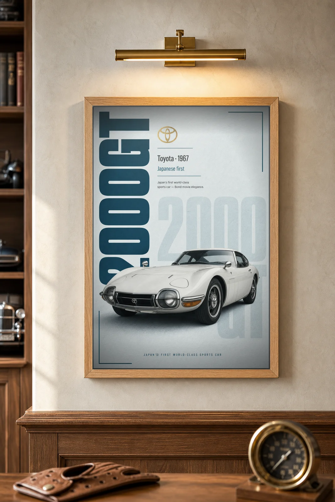 TOYOTA　2000GT　ポスターカレンダー　2011年 　60×90㎝ Toyota 2000GT Poster — 1967 Wall Art | Wallimilist · Wallimilist